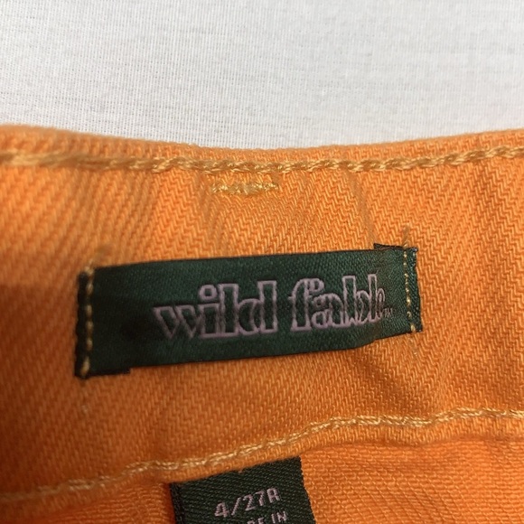 Wild fable Orange Highest Rise Mom Shorts - Picture 5 of 7